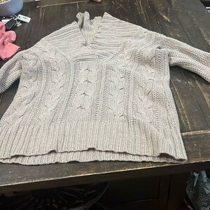 Tan sweater turtleneck